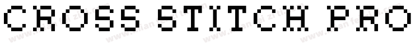 cross stitch pro字体转换